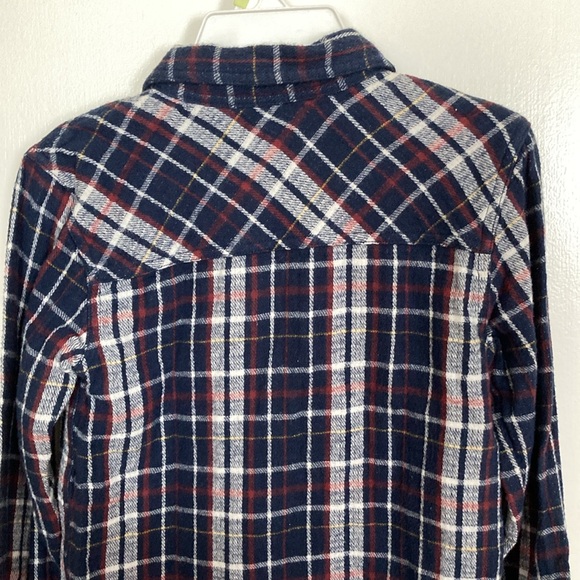 Name It Boys Size 7-8Y, Button Down Plaid Flannel Shirt - Picture 4 of 13